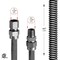 Flextron Gas Line Hose 3/8'' O.D. x 48'' Length 1/2" FIP x MIP Fittings, Stainless Steel Flexible Connector FTGC-SS14-48C - alternate 5